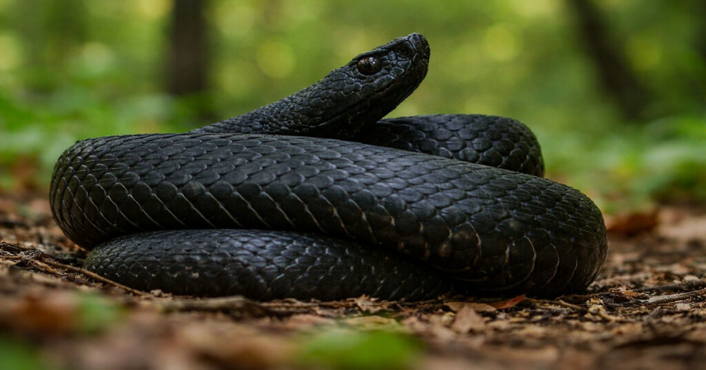 На зображенні гадюка Нікольського (Vipera nikolskii)