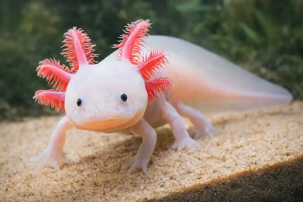 Аксолотль (Ambystoma mexicanum) у воді